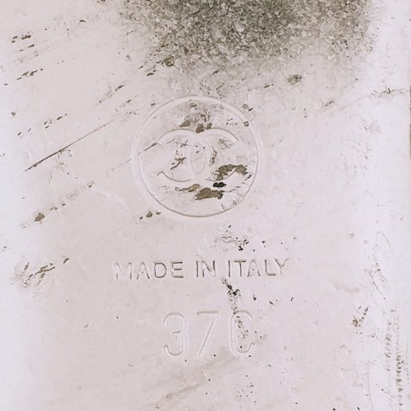 Chanel Women's Cream Sandals Size  37C (Posh69) - Picture 6 of 6